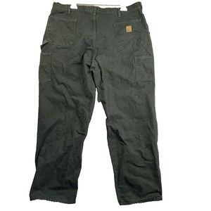 Carhartt B11 BLK Pants Men's 40x30 Dungaree Fit Black Carpenter Workwear Utility